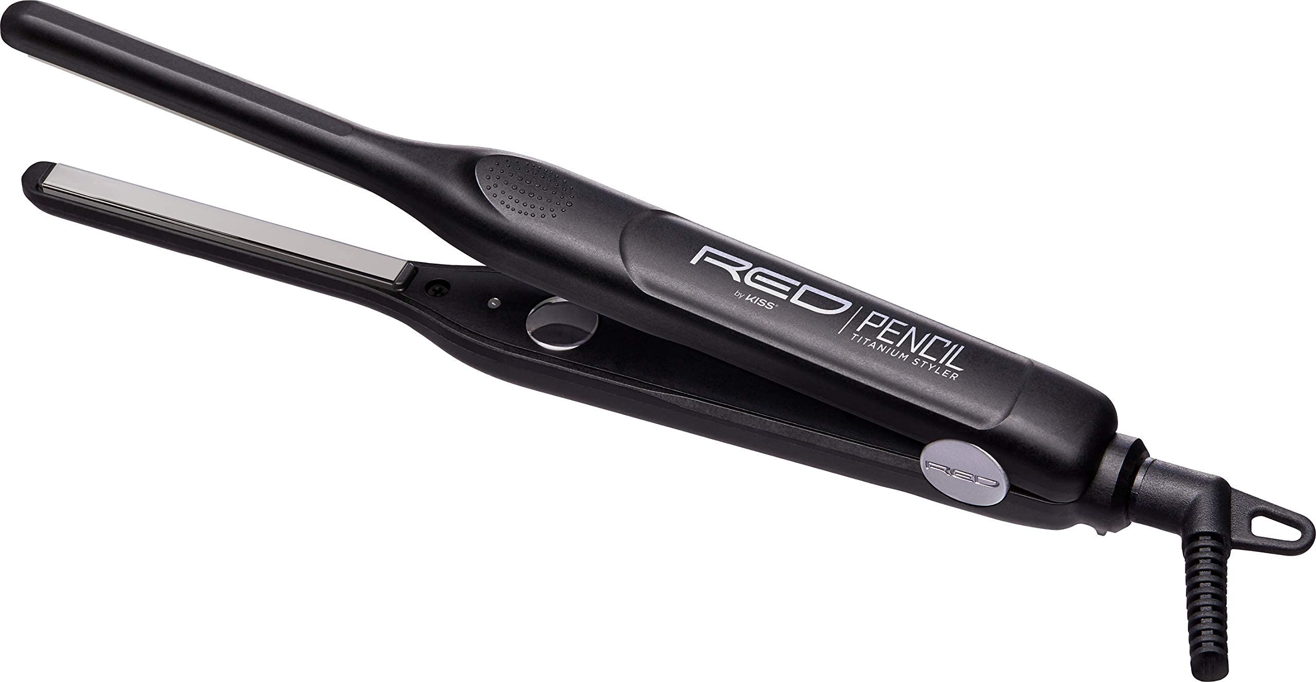 Kiss Products Red Titanium 3/10 Inch Pencil Flat Iron, 1.01 Pound